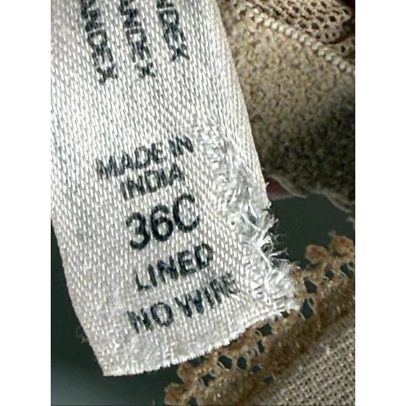 C11 Victoria’s Secret Angels Lined No Wire tan bra size 36C - Picture 3 of 8